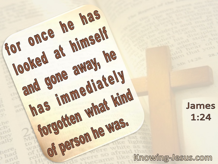 James  1-24 He Immediately Forgets What Kind Of Person He Was (cream)